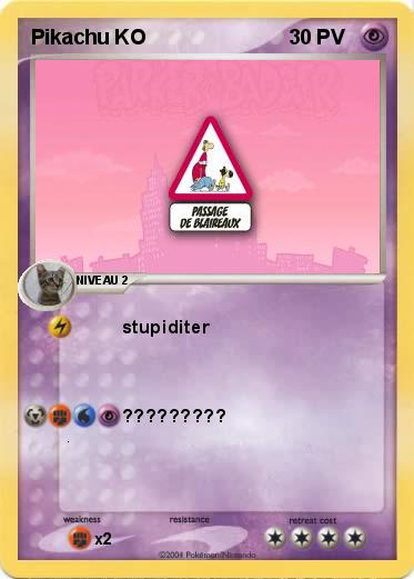 Pokemon Pikachu KO