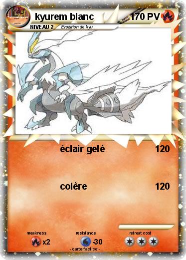 Pokemon kyurem blanc