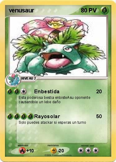 Pokemon venusaur