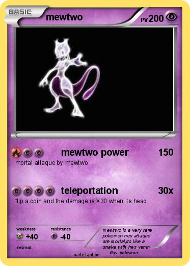 Pokemon mewtwo