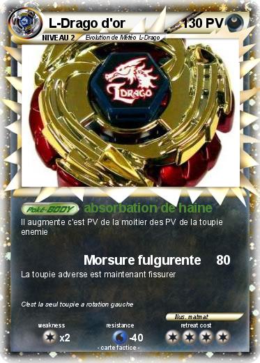 Pokemon L-Drago d'or
