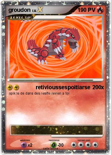 Pokemon groudon