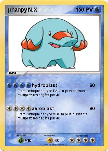 Pokemon phanpy N.X