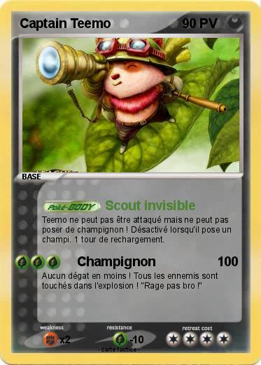 Pokemon Captain Teemo