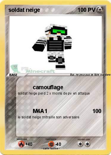 Pokemon soldat neige