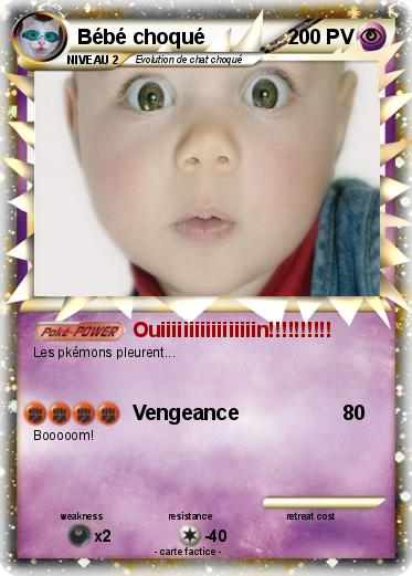 Pokemon Bébé choqué