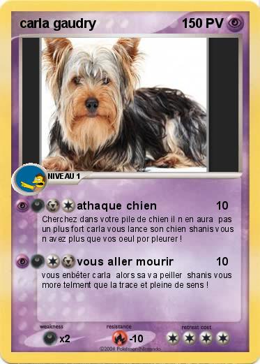 Pokemon carla gaudry