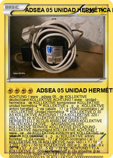 Pokemon ADSEA 05 UNIDAD HERMÉTICA IME DEUTSCHLAND