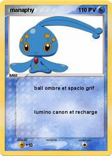 Pokemon  manaphy