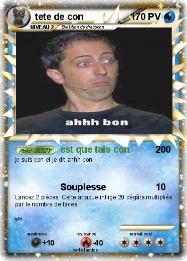 Pokemon tete de con