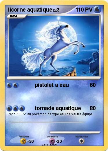 Pokemon licorne aquatique
