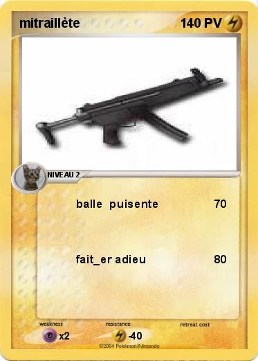 Pokemon mitraillète