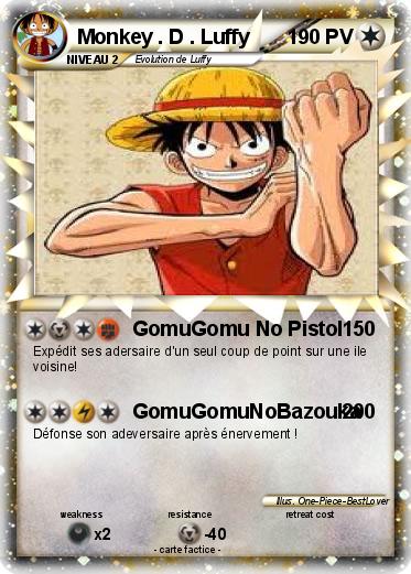 Pokemon Monkey . D . Luffy