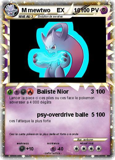 Pokemon M mewtwo    EX      10