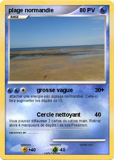 Pokemon plage normandie