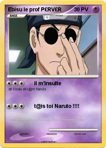 Pokemon Ebisu le prof P£RV£R