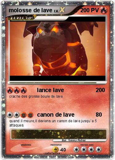 Pokemon molosse de lave