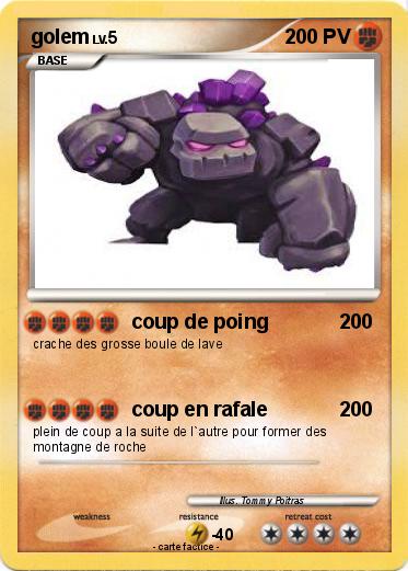 Pokemon golem