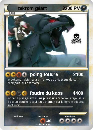 Pokemon zekrom géant            2