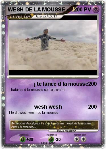 Pokemon WESH DE LA MOUSSE