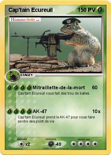 Pokemon Cap'tain Ecureuil