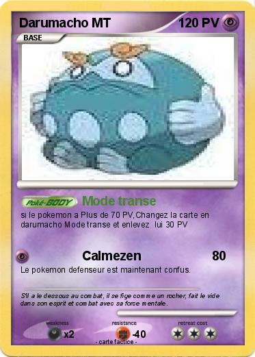 Pokemon Darumacho MT