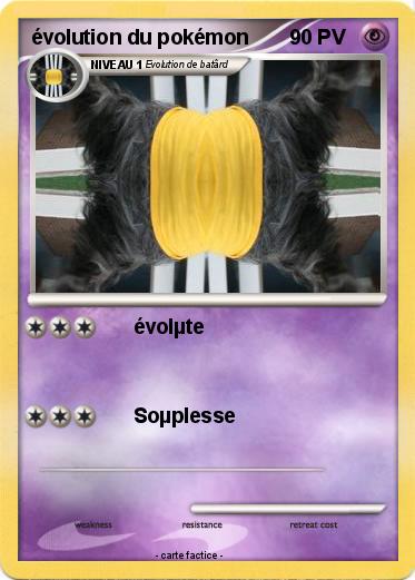 Pokemon évolution du pokémon
