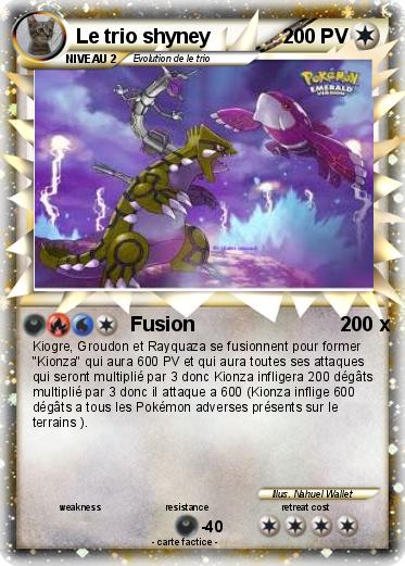 Pokemon Le trio shyney