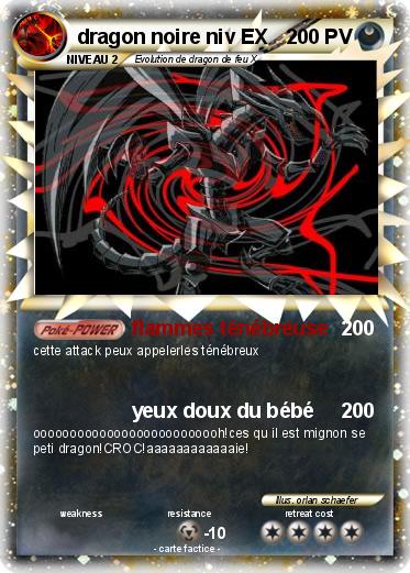 Pokemon dragon noire niv EX
