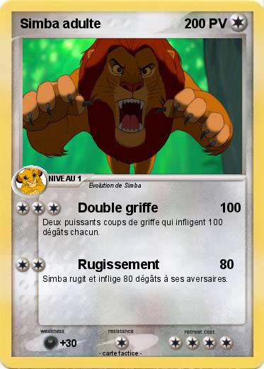 Pokemon Simba adulte