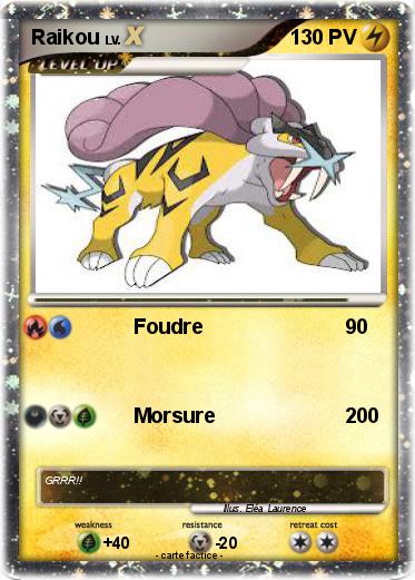 Pokemon Raikou