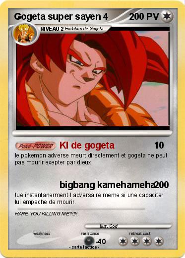 Pokemon Gogeta super sayen 4