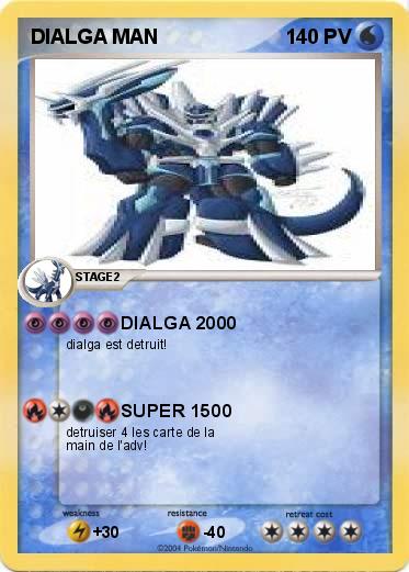 Pokemon DIALGA MAN