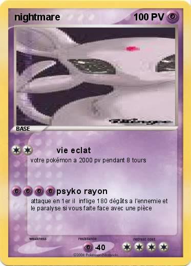 Pokemon nightmare