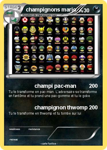 Pokemon champignons mario