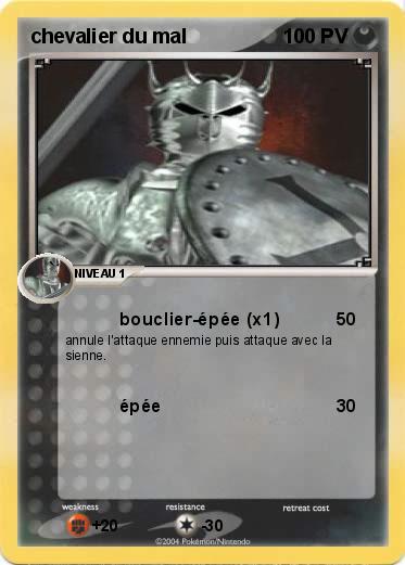 Pokemon chevalier du mal