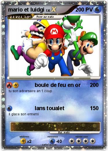 Pokemon mario et luidgi