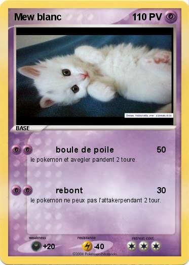 Pokemon Mew blanc