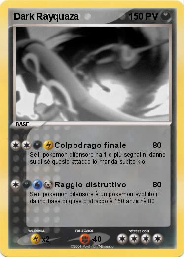 Pokemon Dark Rayquaza