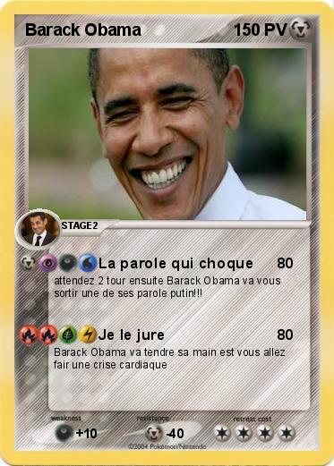 Pokemon Barack Obama