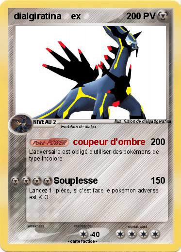 Pokemon dialgiratina    ex