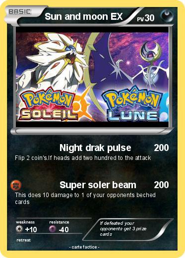 Pokemon Sun and moon EX