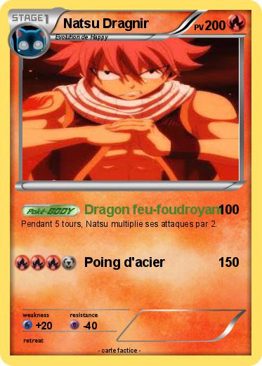 Pokemon Natsu Dragnir