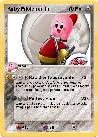 Pokemon Kirby Pilote-rouilli