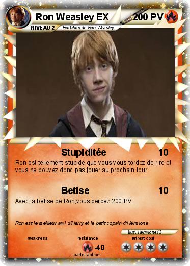 Pokemon Ron Weasley EX