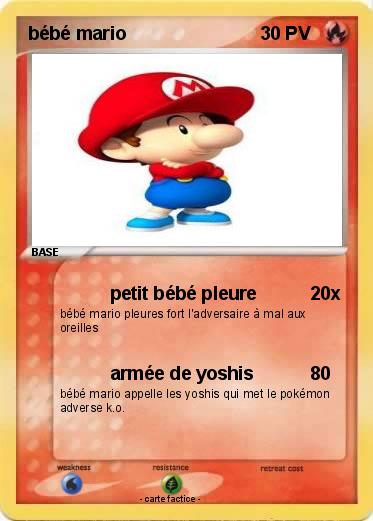 Pokemon bébé mario
