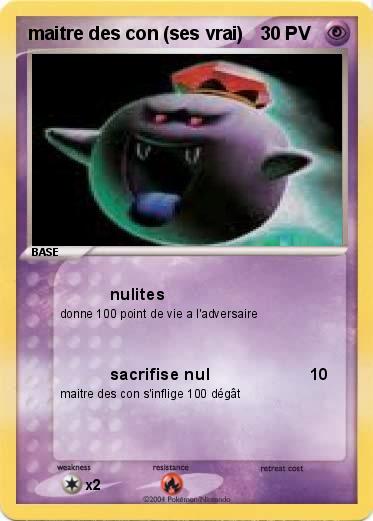 Pokemon maitre des con (ses vrai)