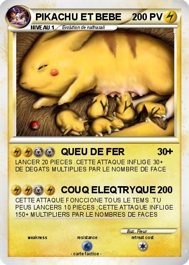 Pokemon PIKACHU ET BEBE