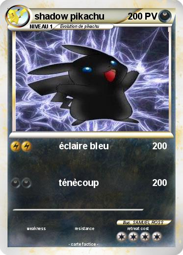 Pokemon shadow pikachu