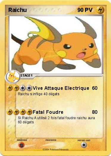 Pokemon Raichu